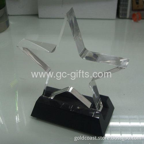 Acrylic Paperweight Block Star Shape